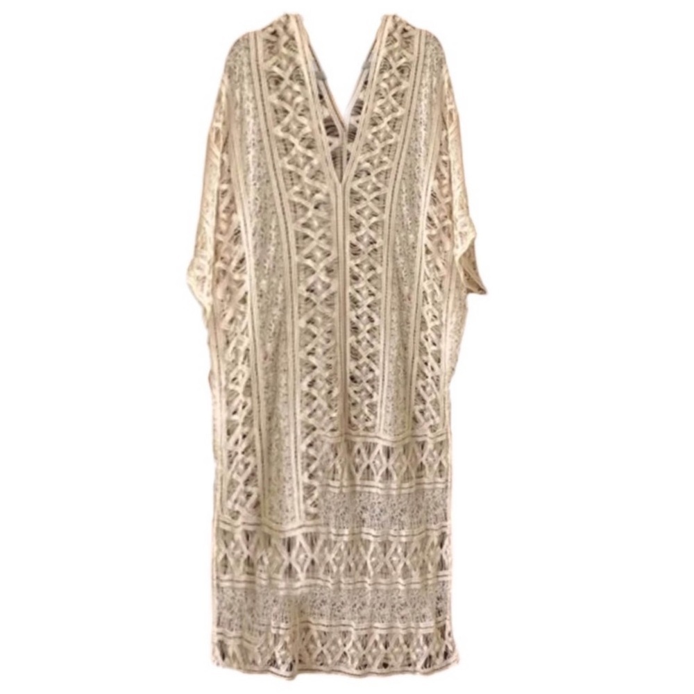 EBERJEY • Breezy Weave Swim Dress Coverup Swimwear Beach Pool